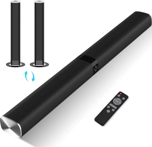 Sound Bar for TV 2 in 1 Separable Bluetooth Soundbar Home Theater Speakers with Arc/Optical/Aux Connect