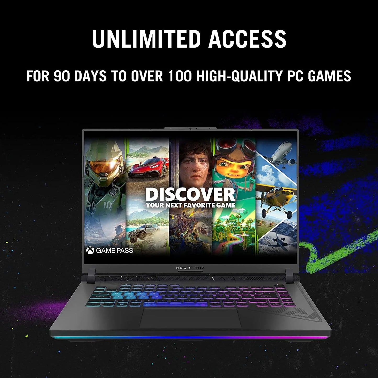 ROG Strix G16 (2023) Gaming Laptop, 16” 16:10 FHD 165Hz, Geforce RTX 4060, Intel Core I7-13650Hx, 16GB DDR5, 512GB Pcie SSD, Wi-Fi 6E, Windows 11, G614JV-AS73