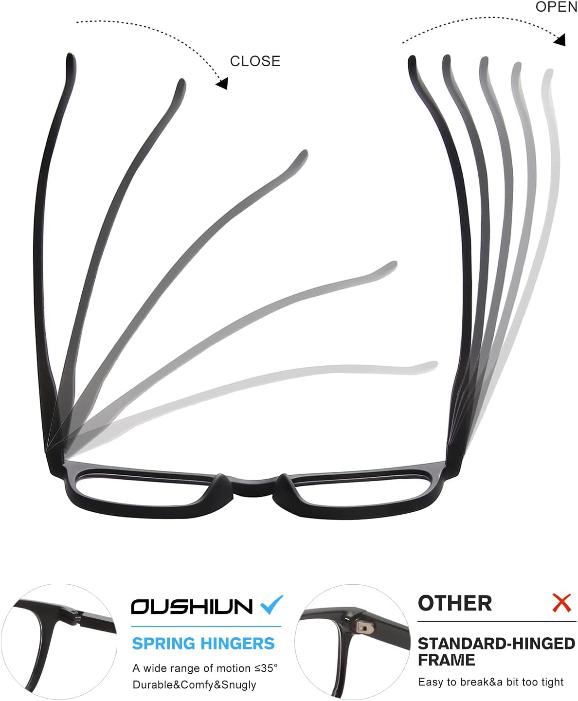 Blue Light Blocking Glasses anti Eyestrain UV Glare anti Blue Ray Computer Game Glasses (Black)