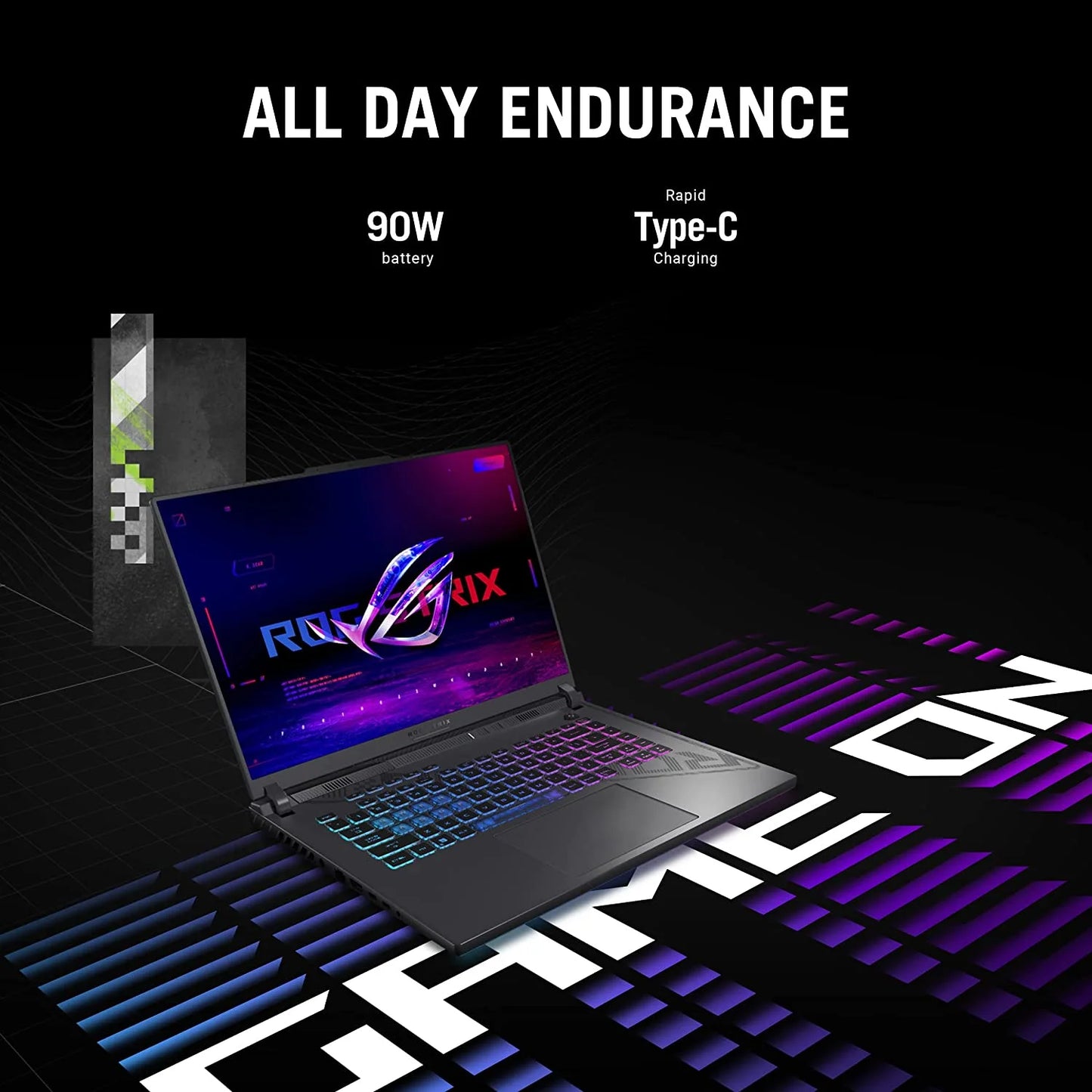 ROG Strix G16 (2023) Gaming Laptop, 16” 16:10 FHD 165Hz, Geforce RTX 4060, Intel Core I7-13650Hx, 16GB DDR5, 512GB Pcie SSD, Wi-Fi 6E, Windows 11, G614JV-AS73