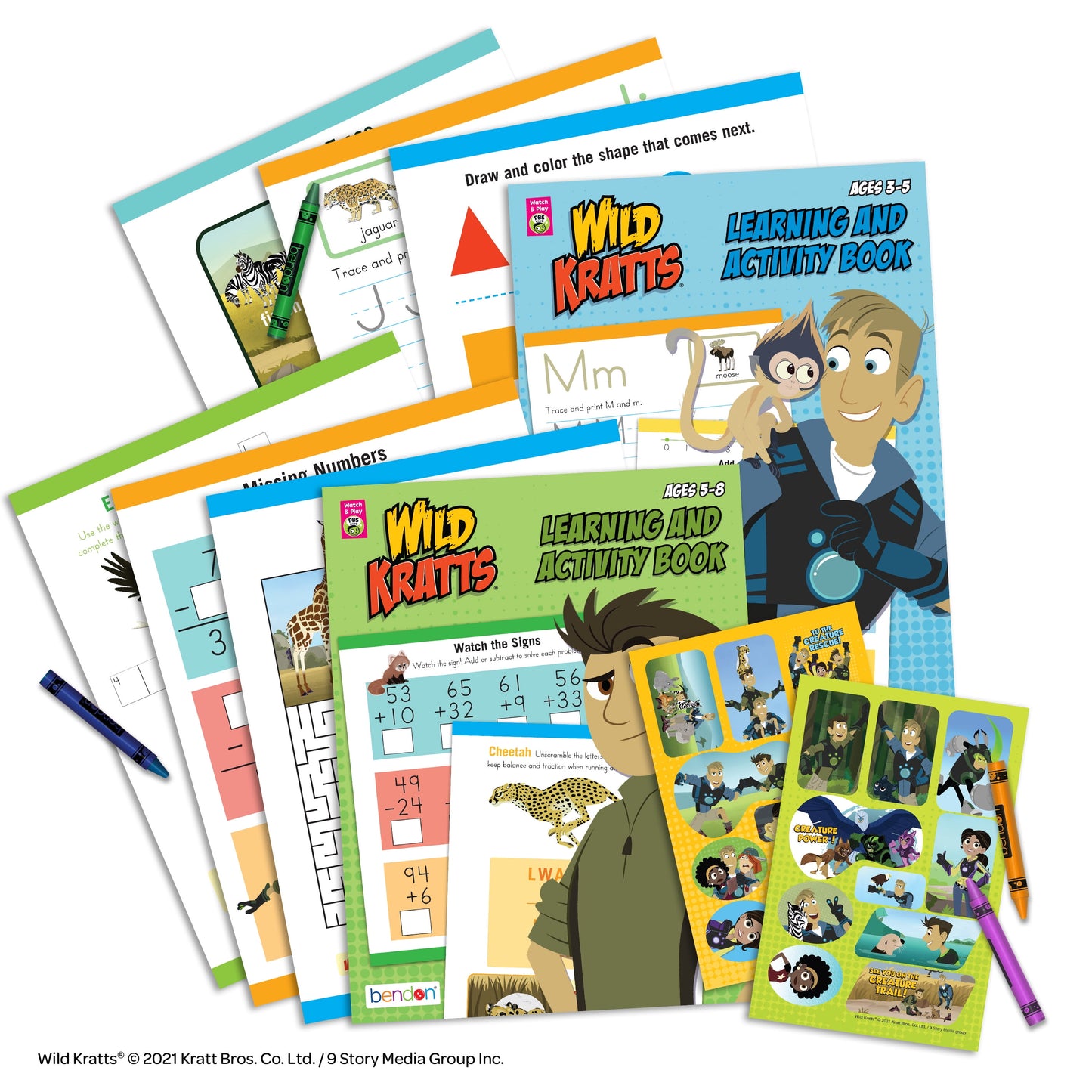 PBS Kids Wild Kratts Learn at Home Educational Kit, Child Product,